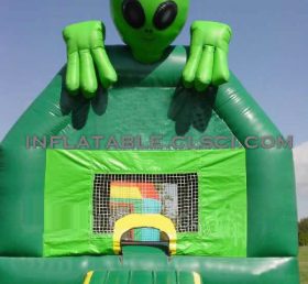 T2-1688 Alien oppblåsbar trampolin
