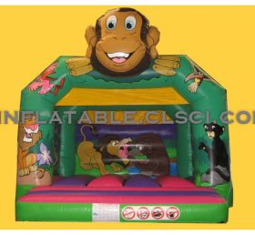 T2-1746 Monkey oppblåsbar trampolin