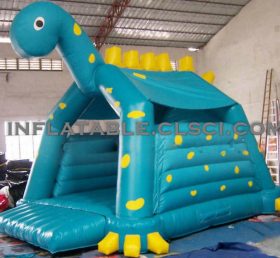 T2-1820 Dinosaur oppblåsbar trampolin
