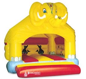T2-187 Elefant oppblåsbar trampolin