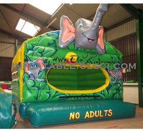 T2-2105 Elefant oppblåsbar trampolin