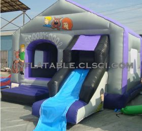 T2-2645 Scooby Doo Oppblåsbar trampoline