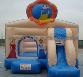 T2-2672 Prinsesse oppblåsbar trampolin
