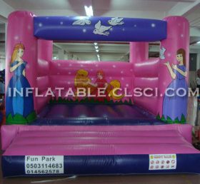 T2-2860 Prinsesse oppblåsbar trampolin