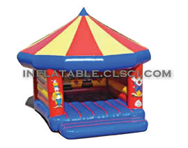 T2-463 Clown oppblåsbar trampolin