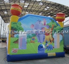T2-560 Disney bjørn Pooh oppblåsbar trampoline
