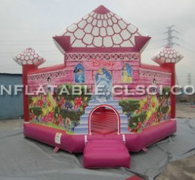 T2-682 Prinsesse oppblåsbar trampolin