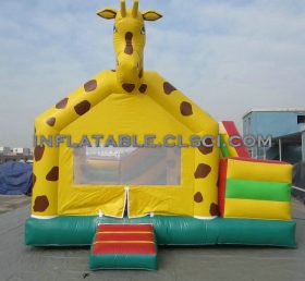 T2-745 Giraffe oppblåsbar trampolin
