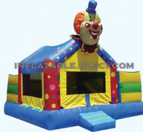 T2-767 Clown oppblåsbar trampolin