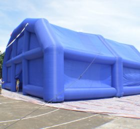 Tent1-283 Blå oppblåsbart telt