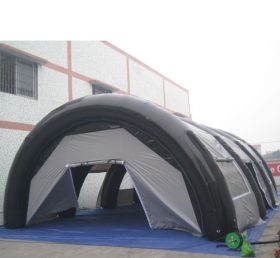 Tent1-315 Svart og hvitt oppblåsbart telt