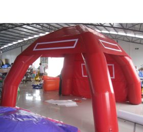 Tent1-318 Rød annonseringskuppel oppblåsbart telt