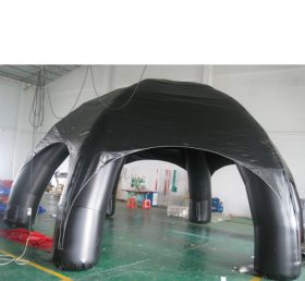 Tent1-321 Svart annonseringskuppel oppblåsbart telt