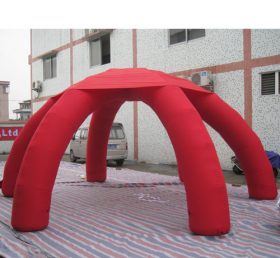 Tent1-323 Rød annonseringskuppel oppblåsbart telt