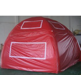 Tent1-333 Rød annonseringskuppel oppblåsbart telt