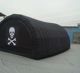 Tent1-384 Svart oppblåsbart telt
