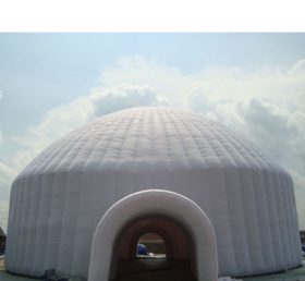 Tent1-411 Giant hvitt oppblåsbart telt