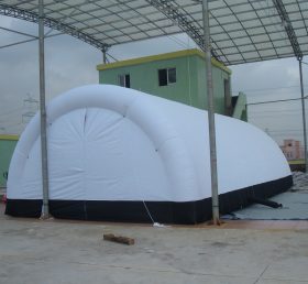 Tent1-43 Hvit oppblåsbart telt