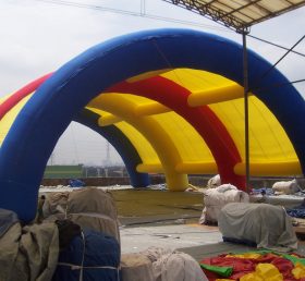 Tent1-45 Giant farget oppblåsbart telt