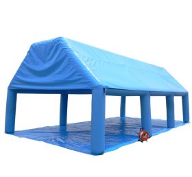 Tent1-455 Blå oppblåsbart telt