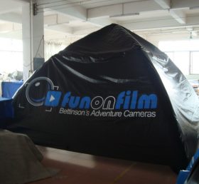 Tent1-68 Svart oppblåsbart telt