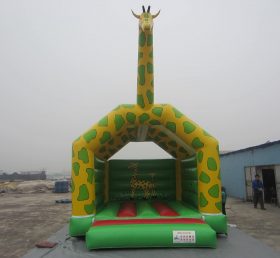 T2-2770 Giraffe oppblåsbar trampolin