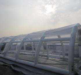 Tent1-494 Transparent oppblåsbart telt