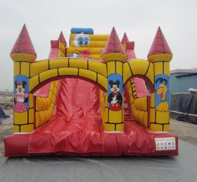 T8-775 Disney barn oppblåsbare hoppe slott tørr lysbilde