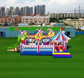T6-455 Happy Clown Giant Oppblåsbare Children's Park Ground Game