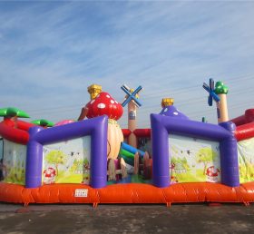 T6-460 Farm Giant Oppblåsbare Amusement Park Children's Ground Barrier Game