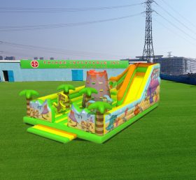 T6-507 Jungle tema gigantisk barns oppblåsbar lekeplass