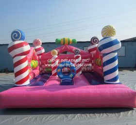 T2-1111 Candy oppblåsbar trampolin