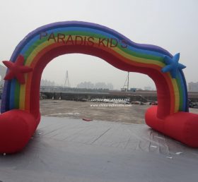 Arch1-222 Rainbow oppblåsbare bue