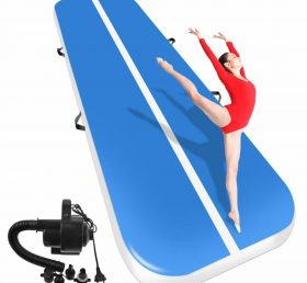 AT1-058 Oppblåsbare gymnastikk luftpute rullende luftpute gulv trampoline hjemme/trening/cheerleading/strand