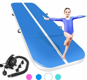 AT1-079 Oppblåsbare gymnastikk luftpute rullende luftpute gulv trampoline hjemme/trening/cheerleading/strand