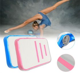 AT1-005 Rosa oppblåsbar gymnastikk oppblåsbar luftpute tykkelse oppblåsbar gymnastikk luftpute til salgs