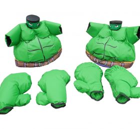 SS1-8 Voksen grønn kriger superhelt sumo sumo-sett