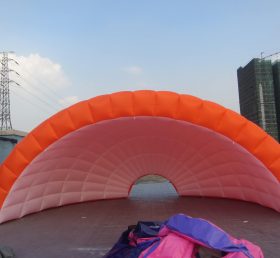 Tent1-603 Orange gigantisk oppblåsbart telt
