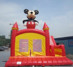 T2-3232 Disney Mickey og Minnie oppblåsbare slott
