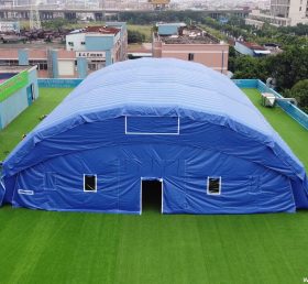 Tent1-700 Oppblåsbare telt gigantisk utendørs campingfestannonsering aktiviteter blå telt