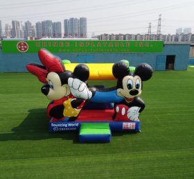 T2-3355B Disney Mickey og Minnie studs, hopper slott med lysbilder
