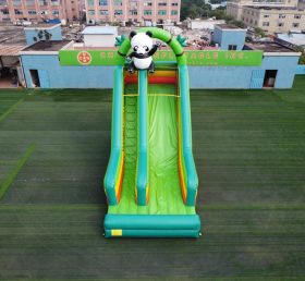 T8-3812 Giant Panda Slide Party Aktivitet Farge Oppblåsbare Slide