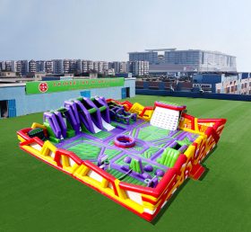 GF2-063 Oppblåsbar park hopper elastisk barriere oppblåsbar utendørs lekeplass