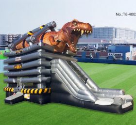 T8-4002 Oppblåsbar dinosaur trampoline