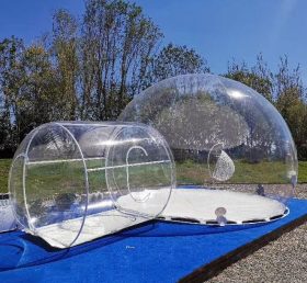 Tent1-5012 Transparent boble tunnel telt utendørs hotell