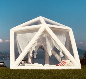 Tent1-5018 Transparent boblehus oppblåsbart telt campinghus