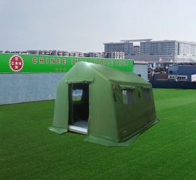 Tent1-4071 Grønn hær oppblåsbart telt