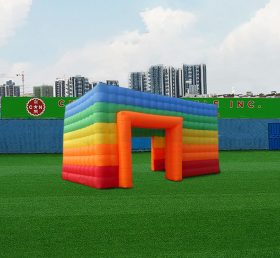 Tent1-4321 Rainbow oppblåsbare kube telt