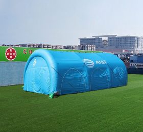 Tent1-4384 Blå oppblåsbart telt