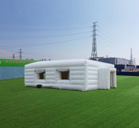 Tent1-4470 Hvit oppblåsbart kube telt